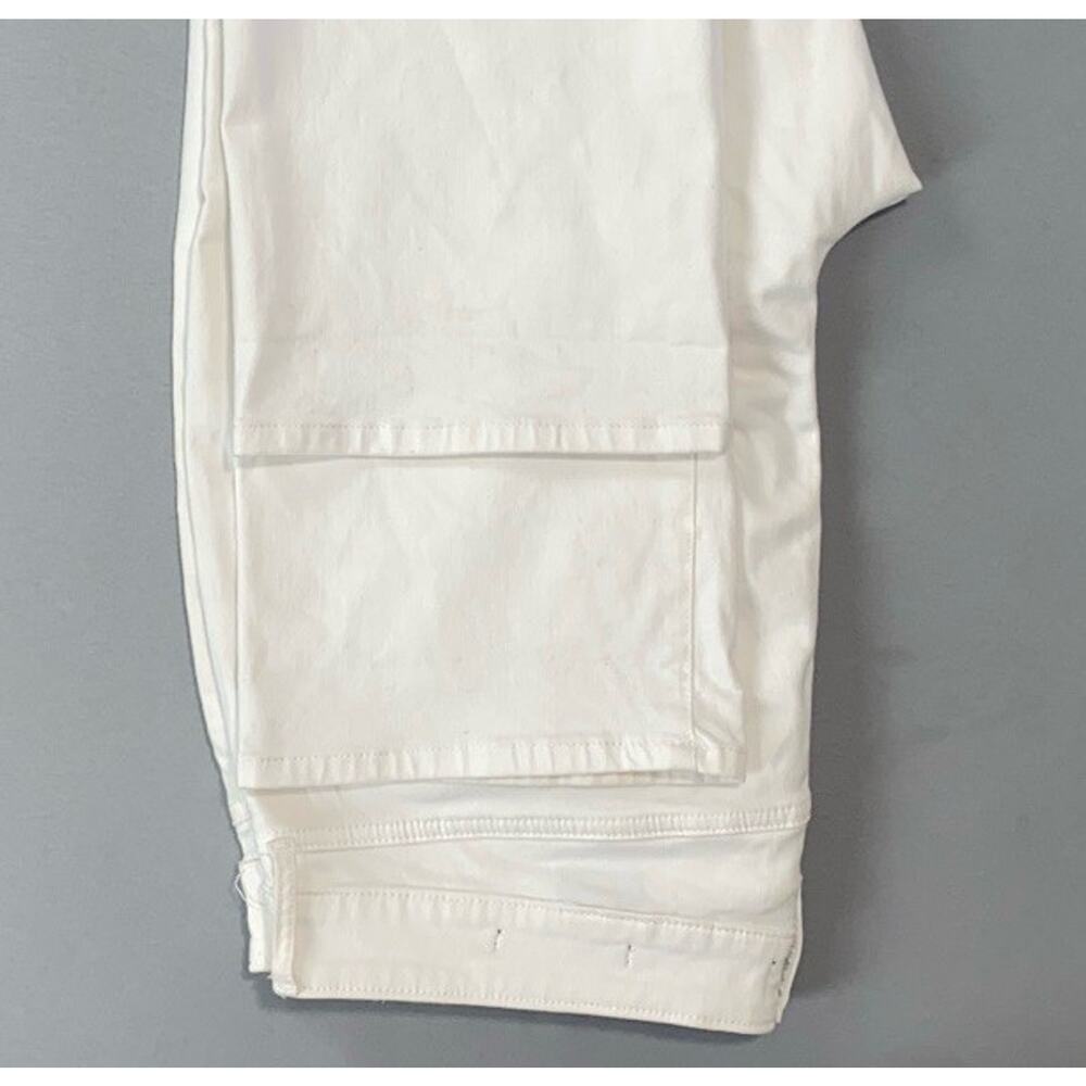 NYDJ Lift/Tuck Marilyn Straight 5-Pocket Stretch Denim Jeans. White, Women's 14 - Picture 5 of 9